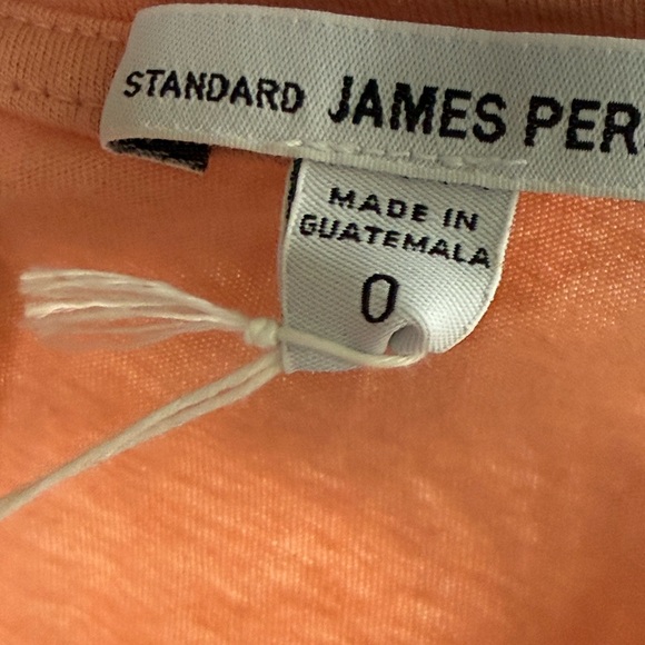 ☀️SUMMER CLEARANCE SALE☀️ James Perse NWT Orange Fitted Short Sleeve Tee - Picture 3 of 4